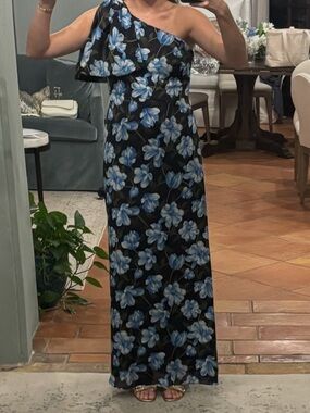 Sachin & Babi Chelsea Gown Blue Floral